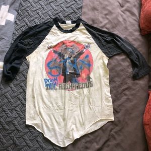 STYX vintage tour baseball tee size medium